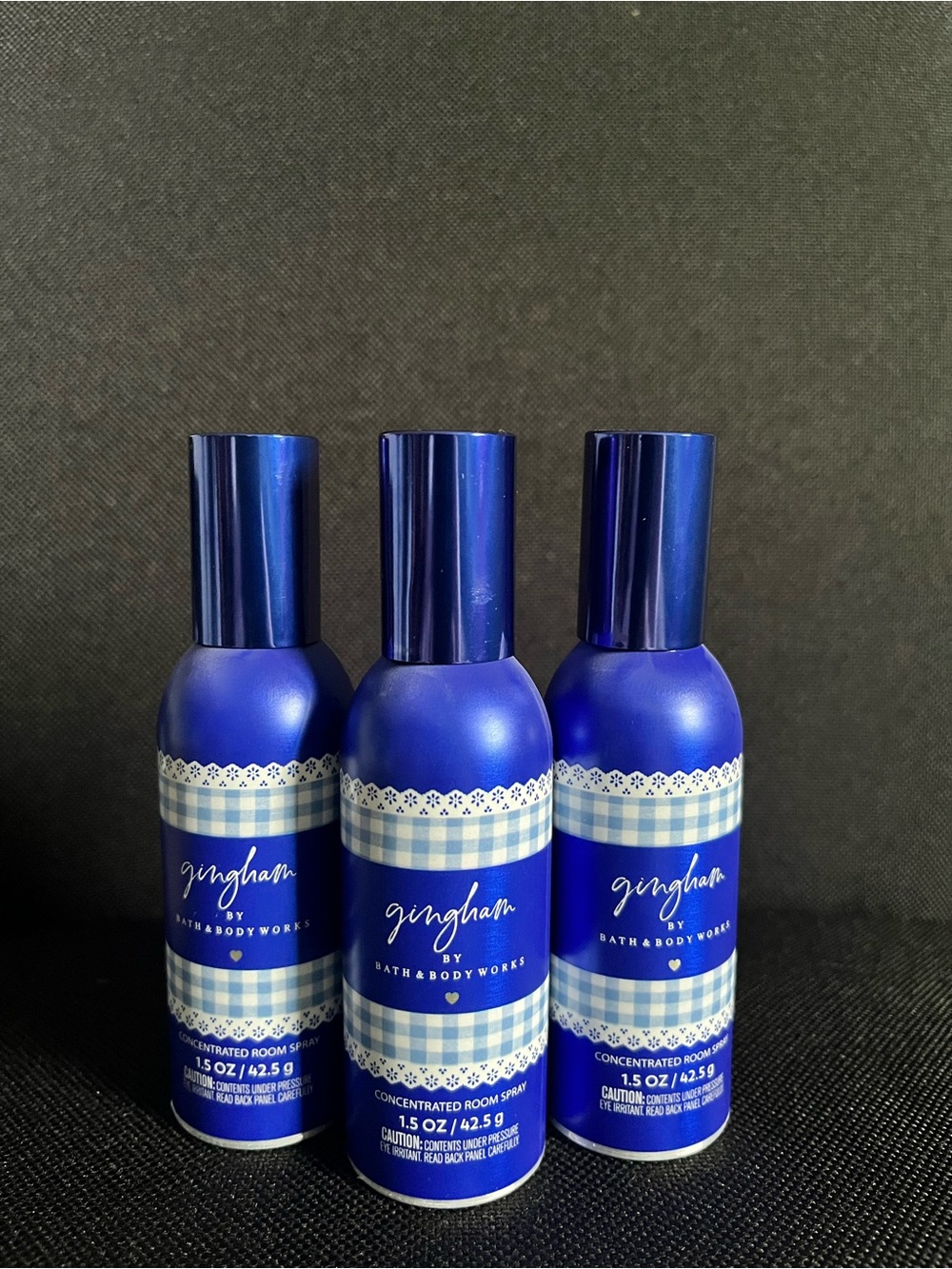 Bath And Body Works GINGHAM Concentrated Room Spray Bundle